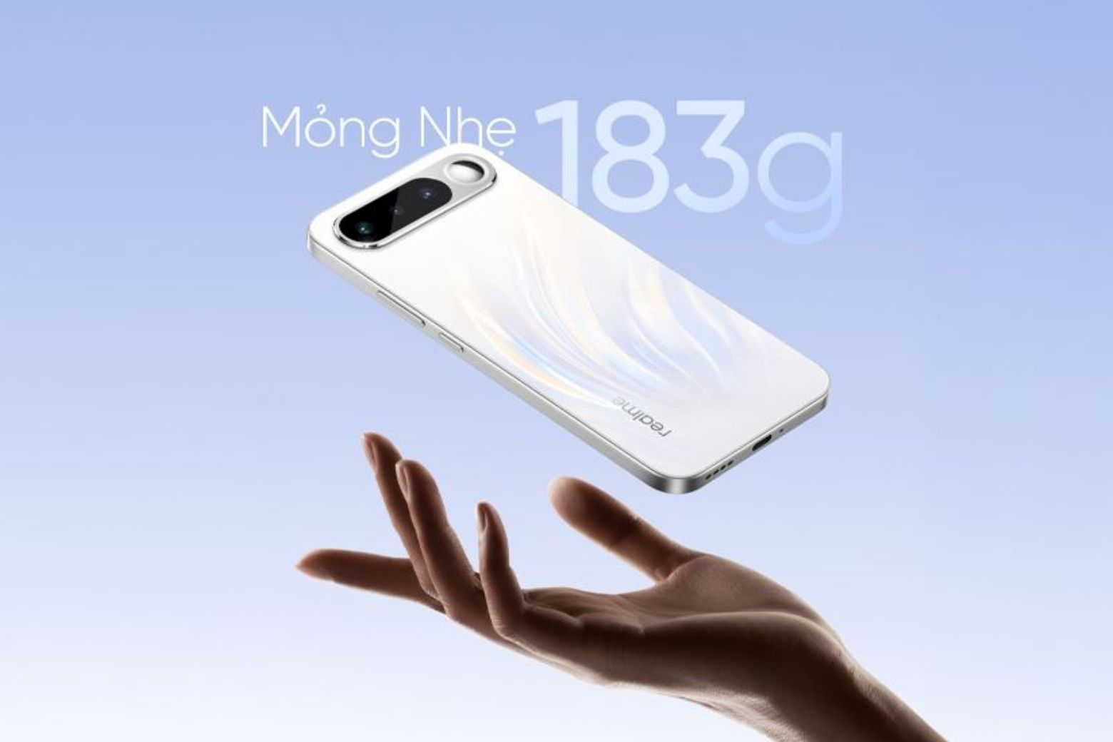 realme 16 5G Chính Hãng thiết kế mỏng nhẹ