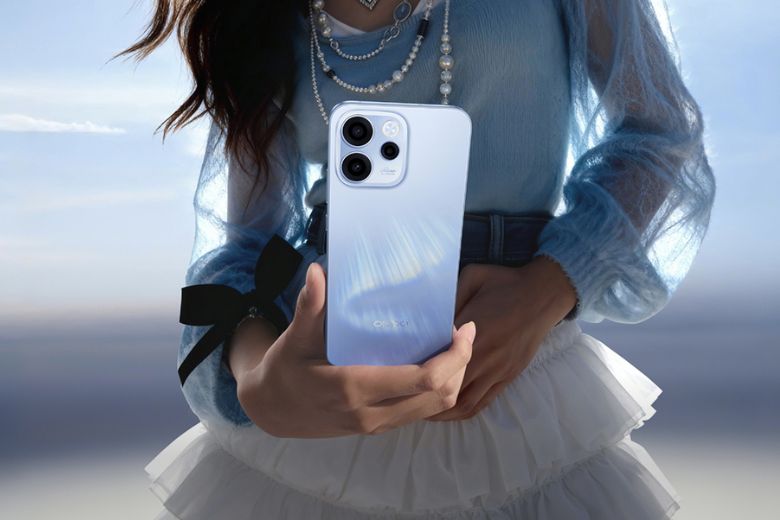 Thiết kế OPPO Reno15 F sang trọng với khả năng chống nước vượt trội