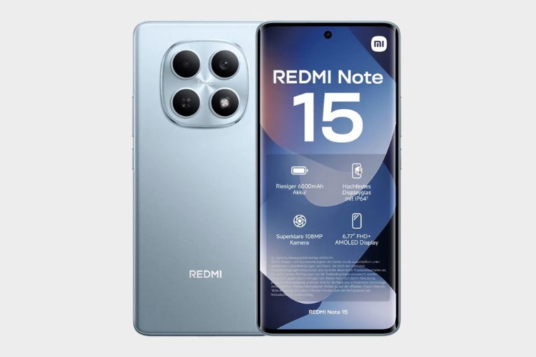 Redmi Note 15 series bản tiêu chuẩn 4G