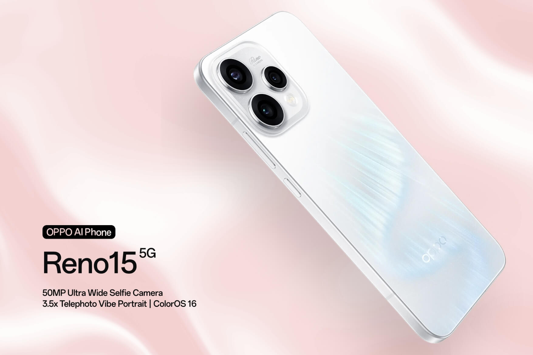 OPPO Reno15 5G ra mắt vào tháng 01/2026