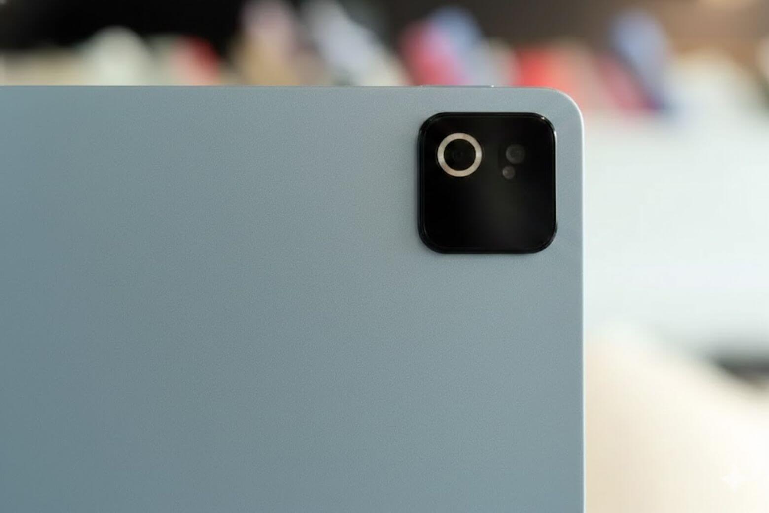 Camera sau 13MP/50MP quay 4K, camera trước 32MP ultrawide và 4 micro AI cho họp video.