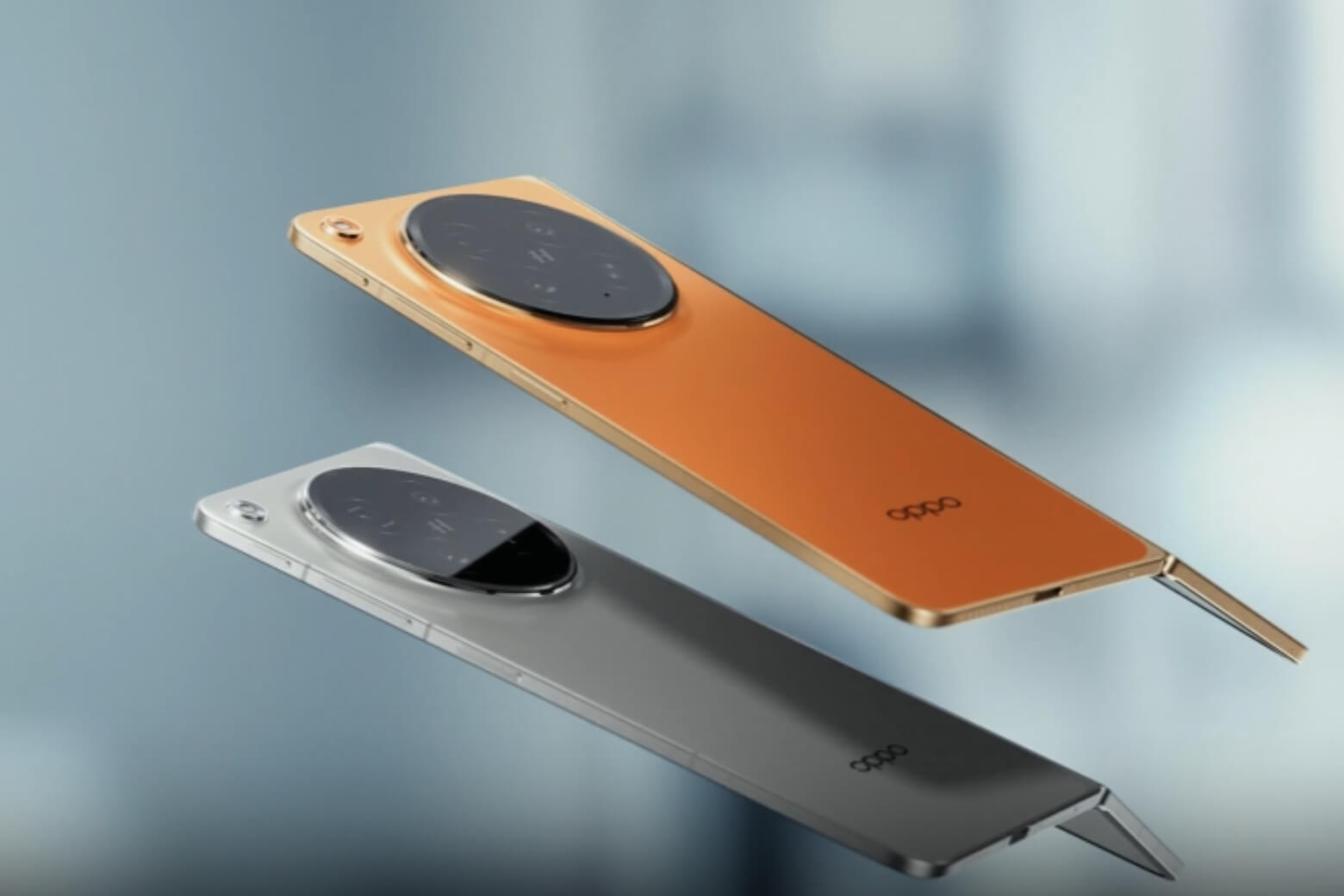 OPPO Find N6 sở hữu thiết kế cao cấp với khung viền nhôm, bản lề titan siêu bền, kính Nanocrystal Glass