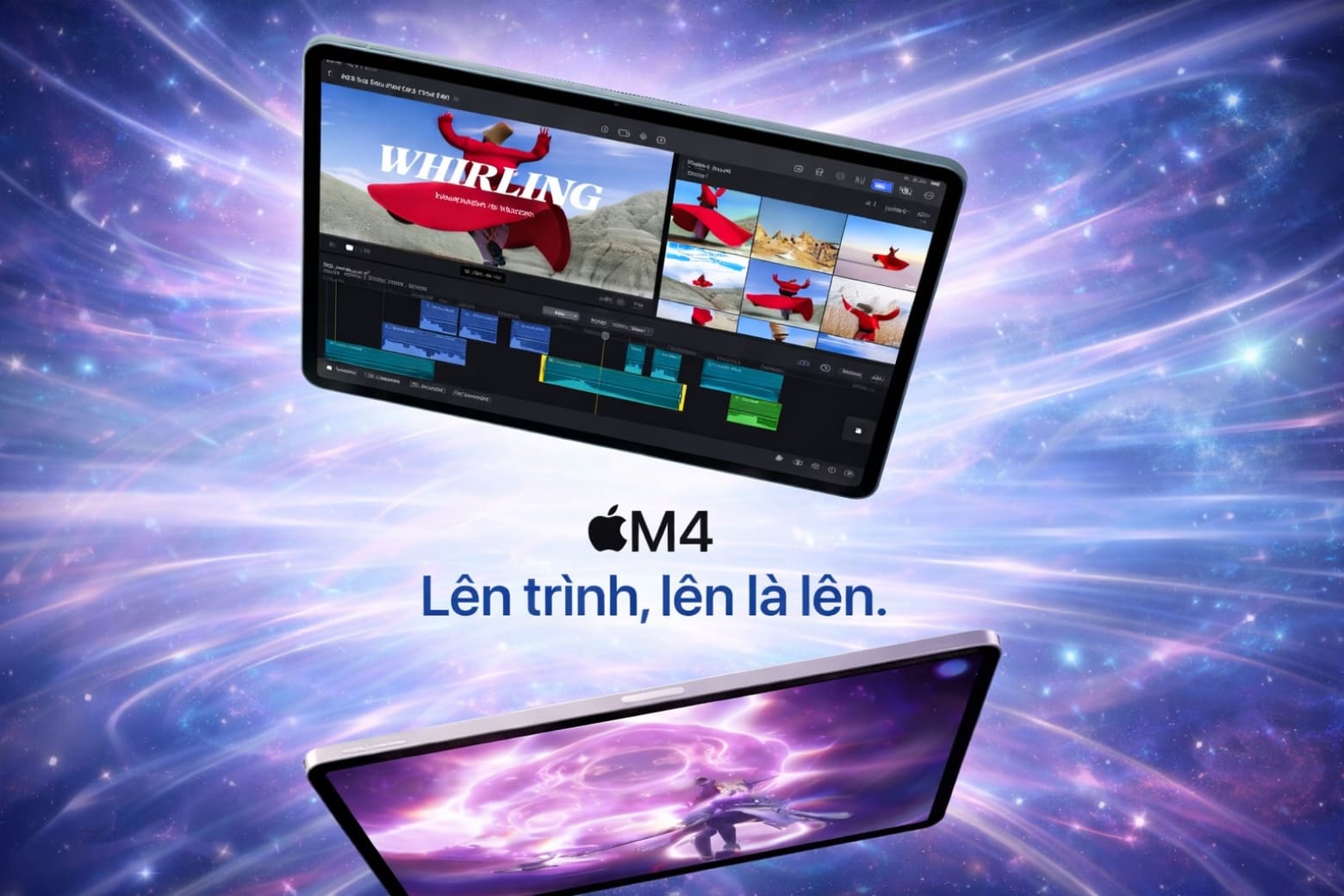 Màn hình Liquid Retina 12,9 inch sắc nét, đủ sáng mọi điều kiện