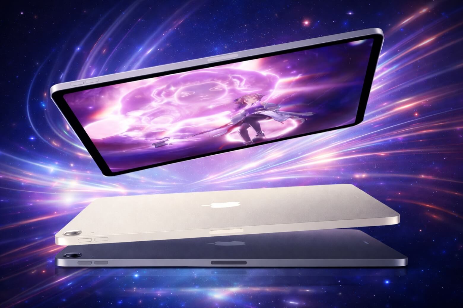 iPad Air M4 13" 512GB WiFi với thiết kế siêu mỏng 6,1mm, trọng lượng 616g và khung nhôm tái chế bền bỉ 