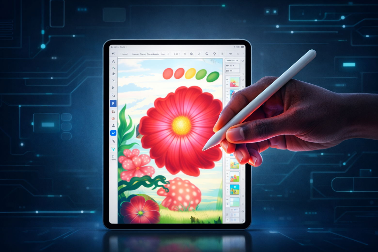 iPad Air M4 11 inch đủ gọn nhẹ để mang theo bất kỳ nơi nào