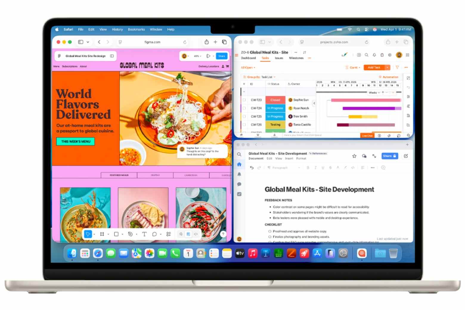MacBook Air M5 13 inch 16GB/512GB giao diện macOS 