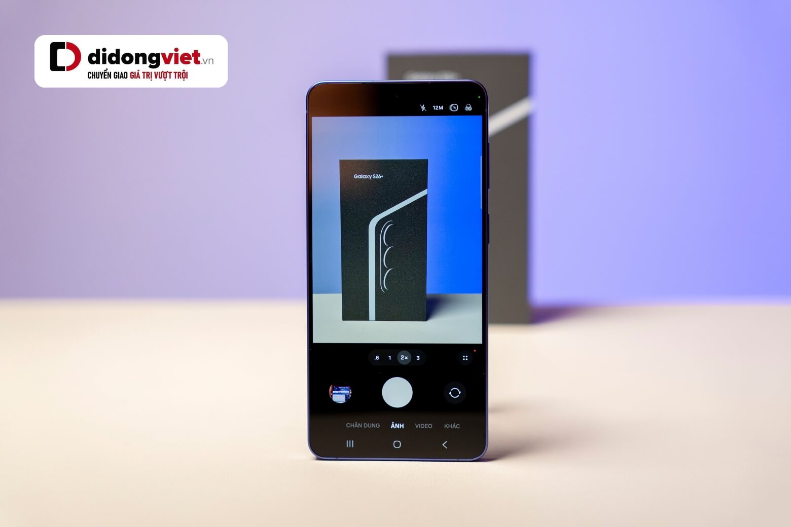 Camera Galaxy S26+ gồm 50MP, zoom quang học 2x/3x và ProScaler với Galaxy AI chuyên sâu.