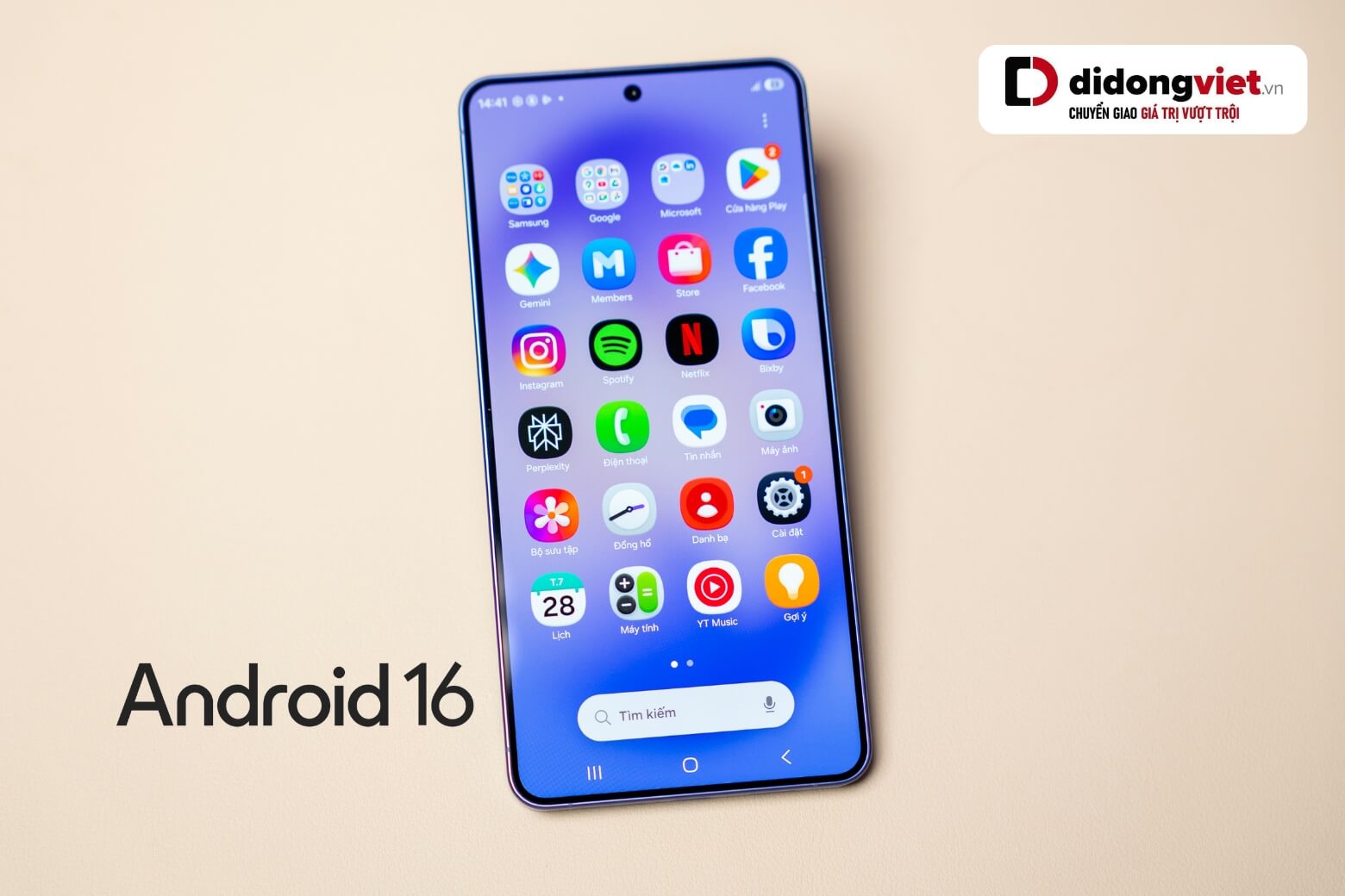 Galaxy S26+ chạy Android 16 One UI 8.5 tích hợp Galaxy AI Now Nudge và Circle to Search.