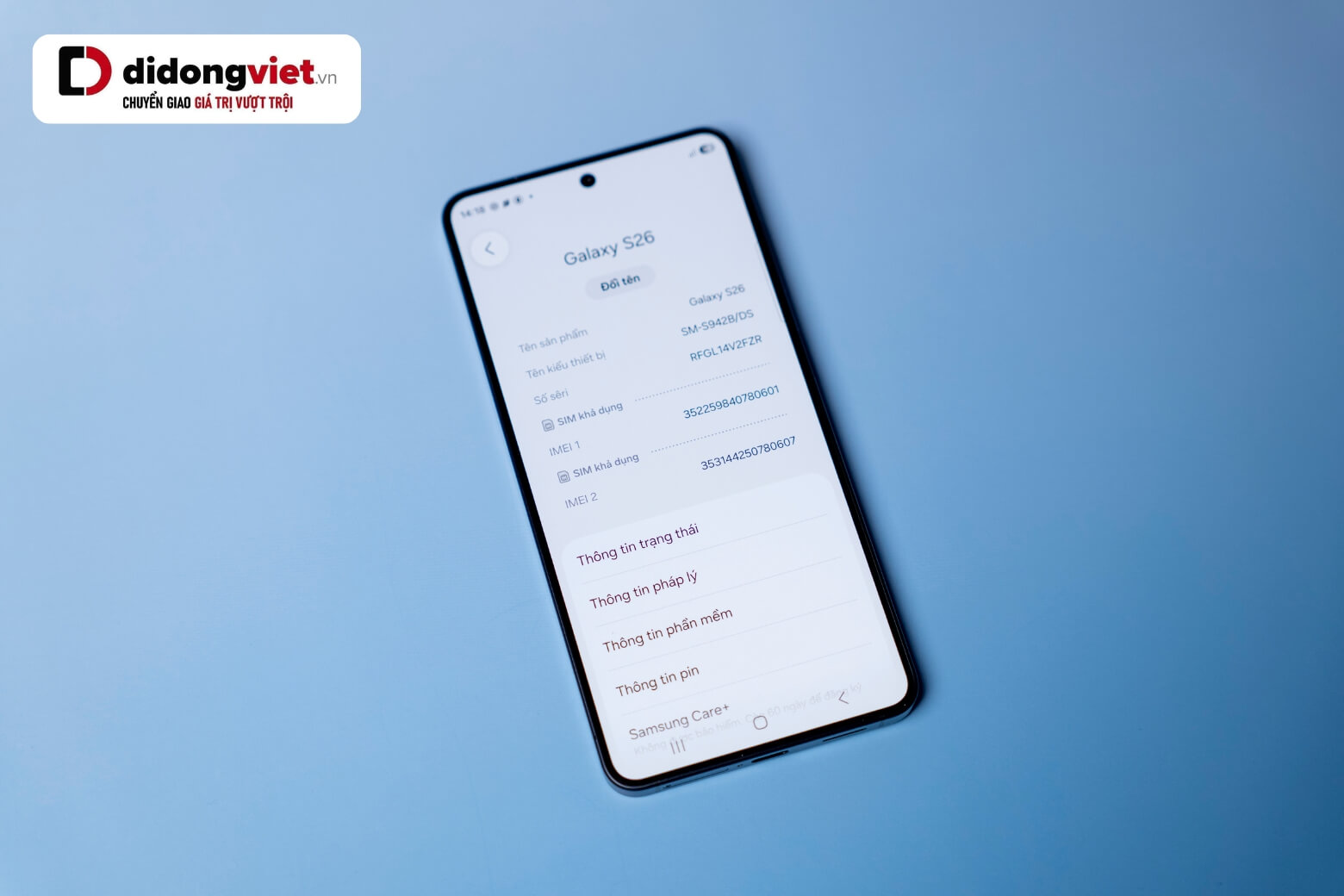 Điện thoại Samsung Galaxy S26