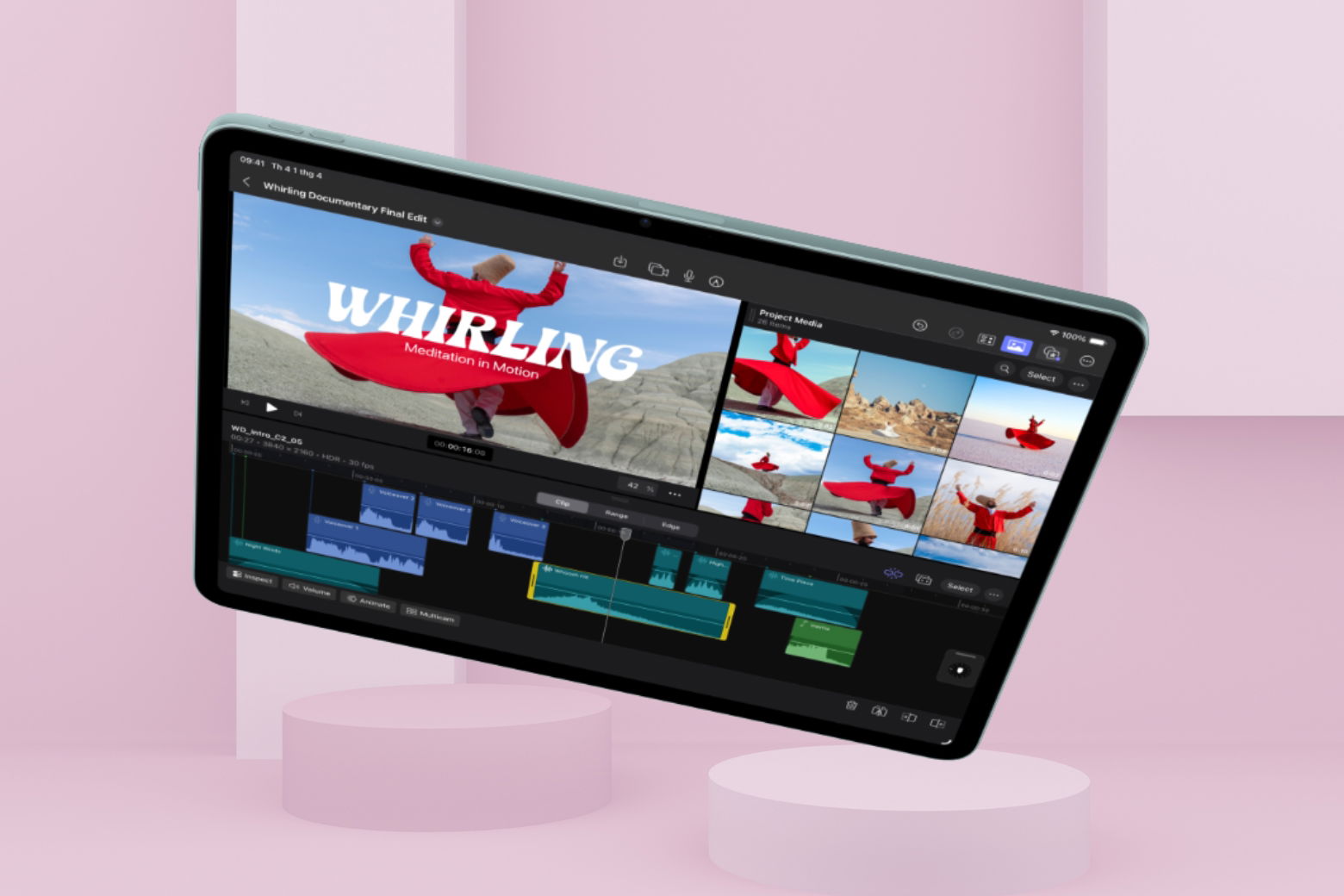 iPad Air M4: CPU 8 lõi gấp 2.3x M1, GPU 9 lõi 4x M2, RAM 12GB - chuyên nghiệp.