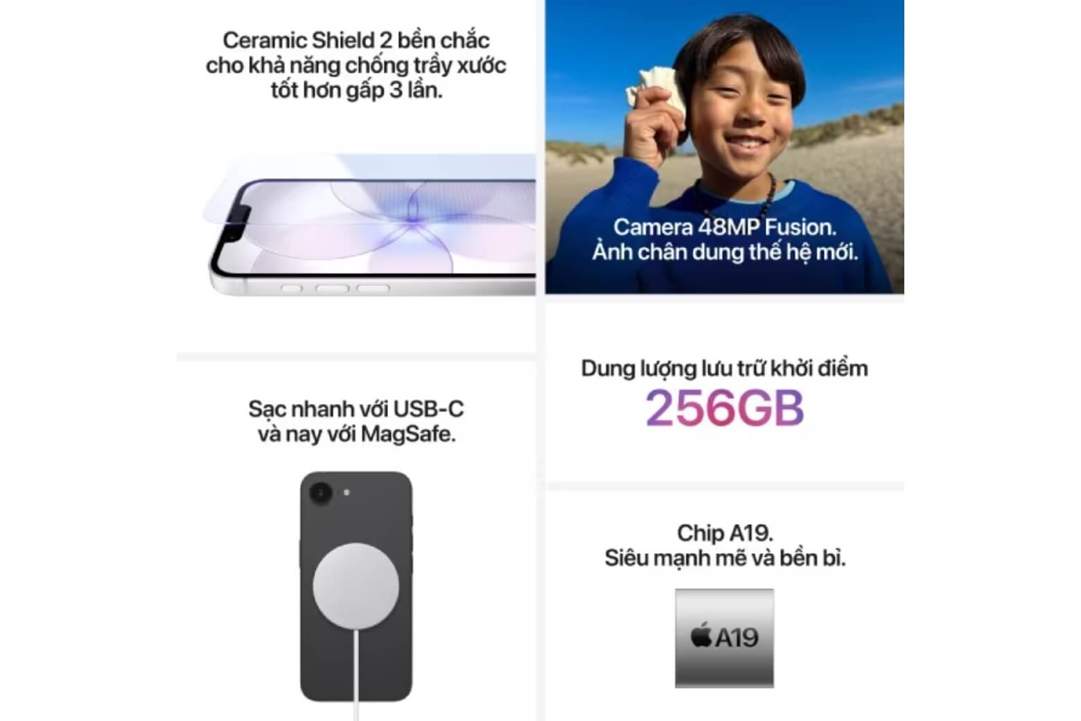 iPhone 17e 256GB Chính Hãng có gì mới