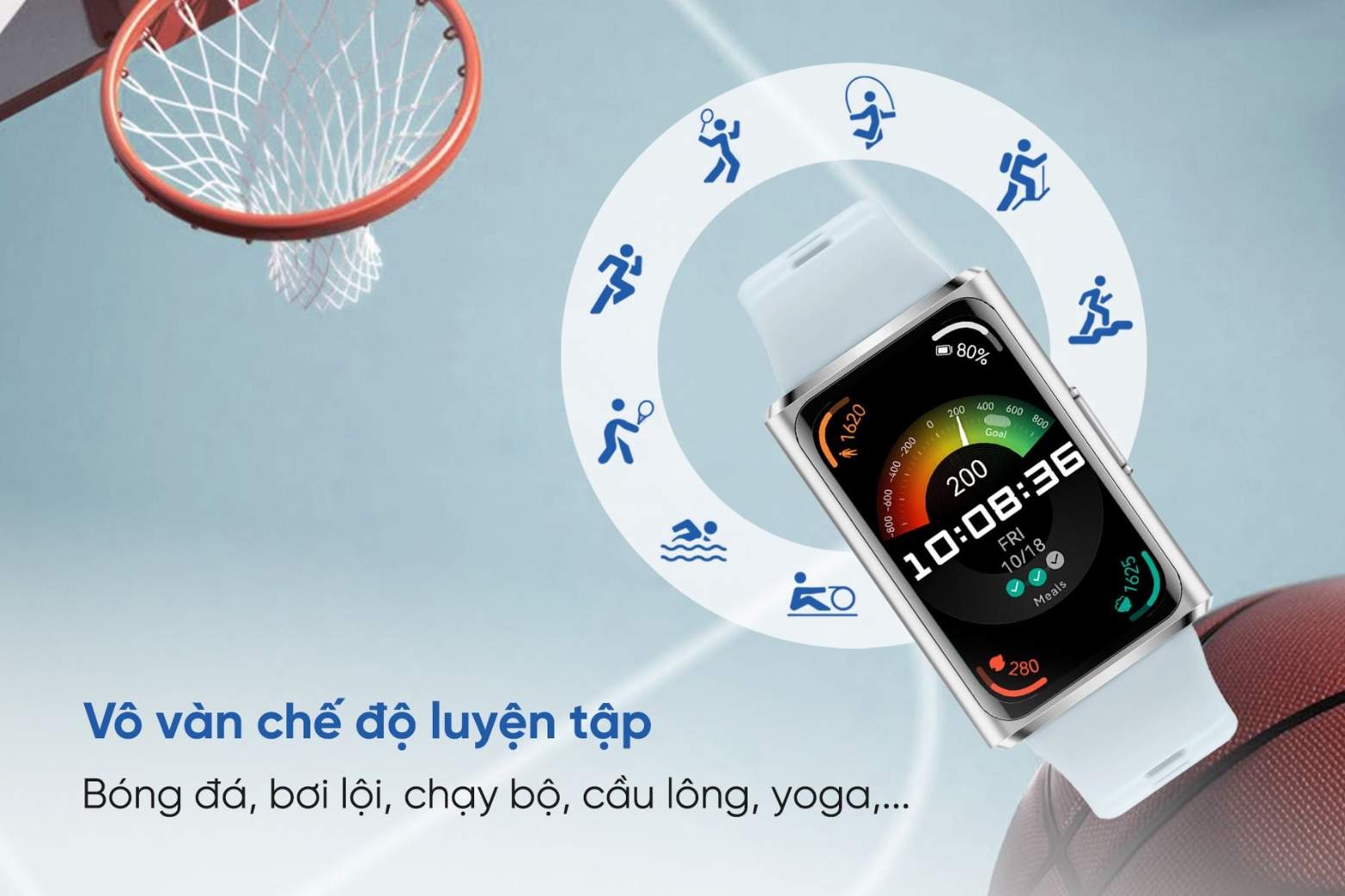 Vòng đeo tay thông minh HUAWEI Band 11 Pro hỗ trợ thể thao