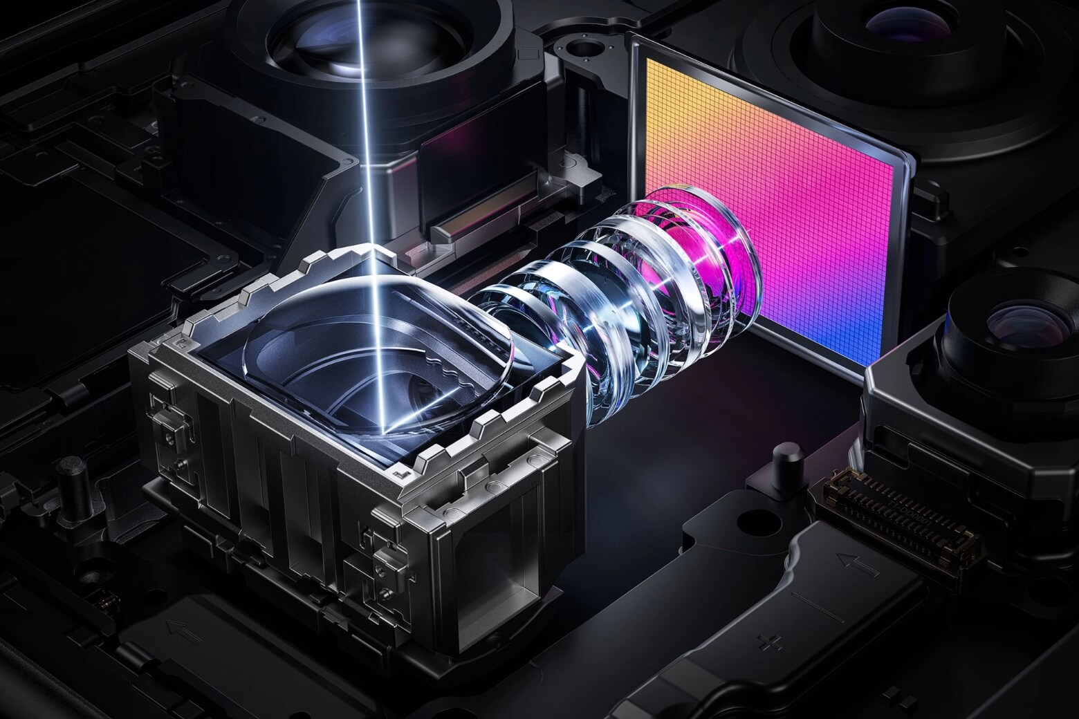 Cảm biến đa phổ 24 kênh kết hợp Hasselblad Master Mode giúp tái tạo màu chính xác và xuất RAW 50MP giàu dữ liệu hậu kỳ.