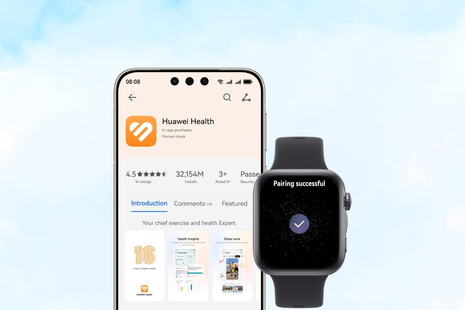 HUAWEI Watch Fit 5 đồng bộ ổn định với iPhone, hỗ trợ nhận cuộc gọi HUAWEI Watch Fit 5 đồng bộ ổn định với iPhone, hỗ trợ nhận cuộc gọi