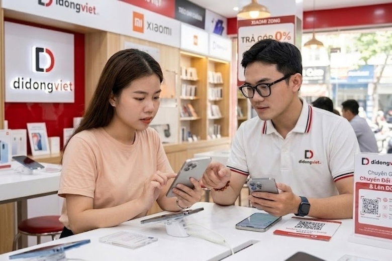 Khách hàng lên đời iPhone Air chính hãng VN/A tại Di Động Việt Khách hàng lên đời iPhone Air chính hãng VN/A tại Di Động Việt
