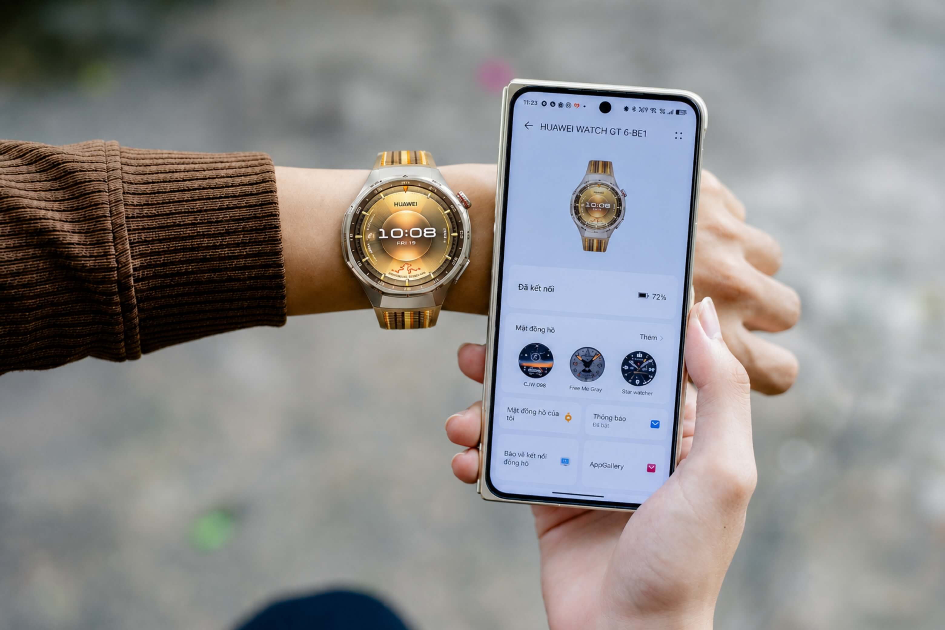 HUAWEI Watch GT 6 Pro hoạt động mượt mà nhưng bị giới hạn một số tính năng khi kết nối với iPhone. HUAWEI Watch GT 6 Pro hoạt động mượt mà nhưng bị giới hạn một số tính năng khi kết nối với iPhone.