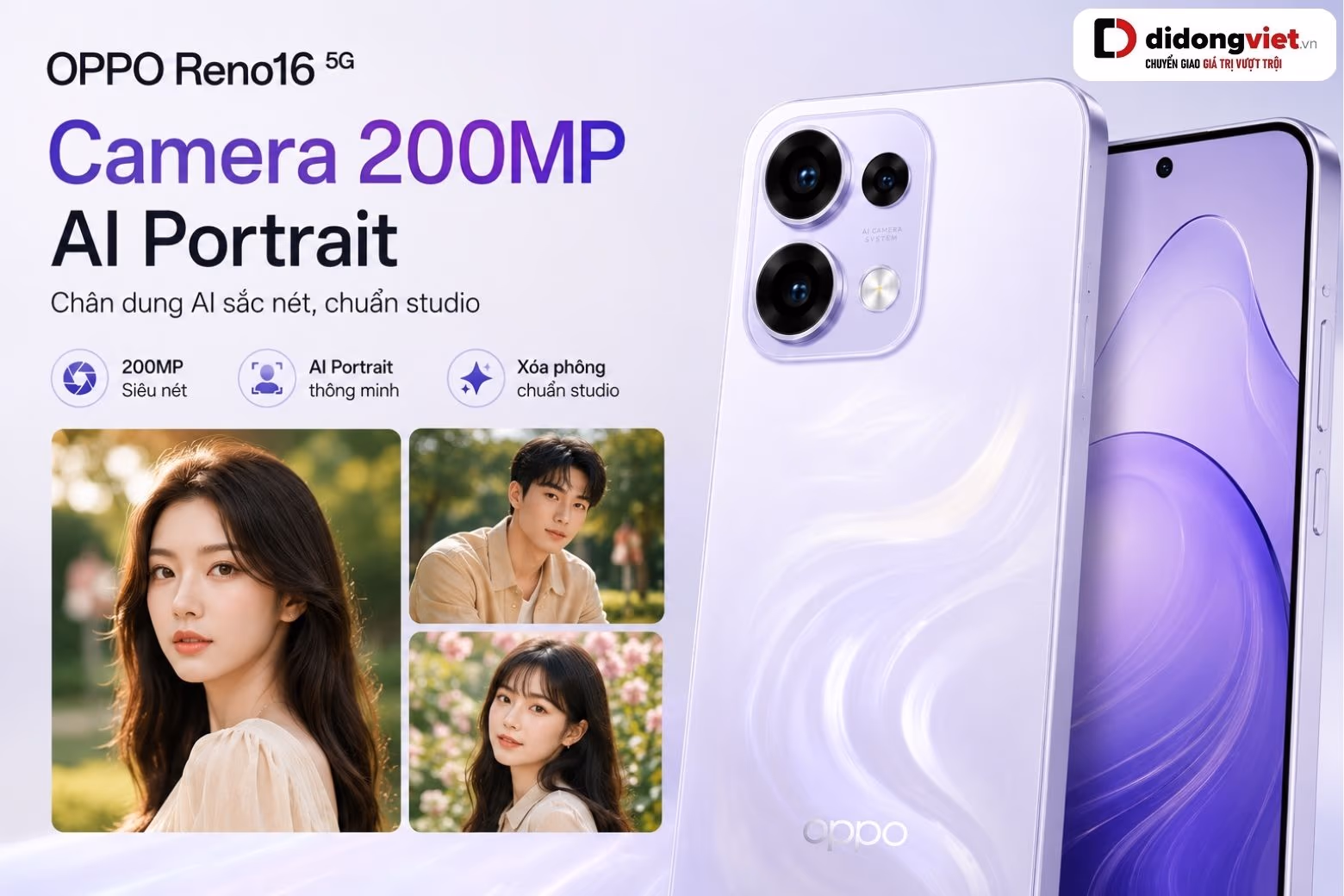 OPPO Reno16 5G Chính Hãng