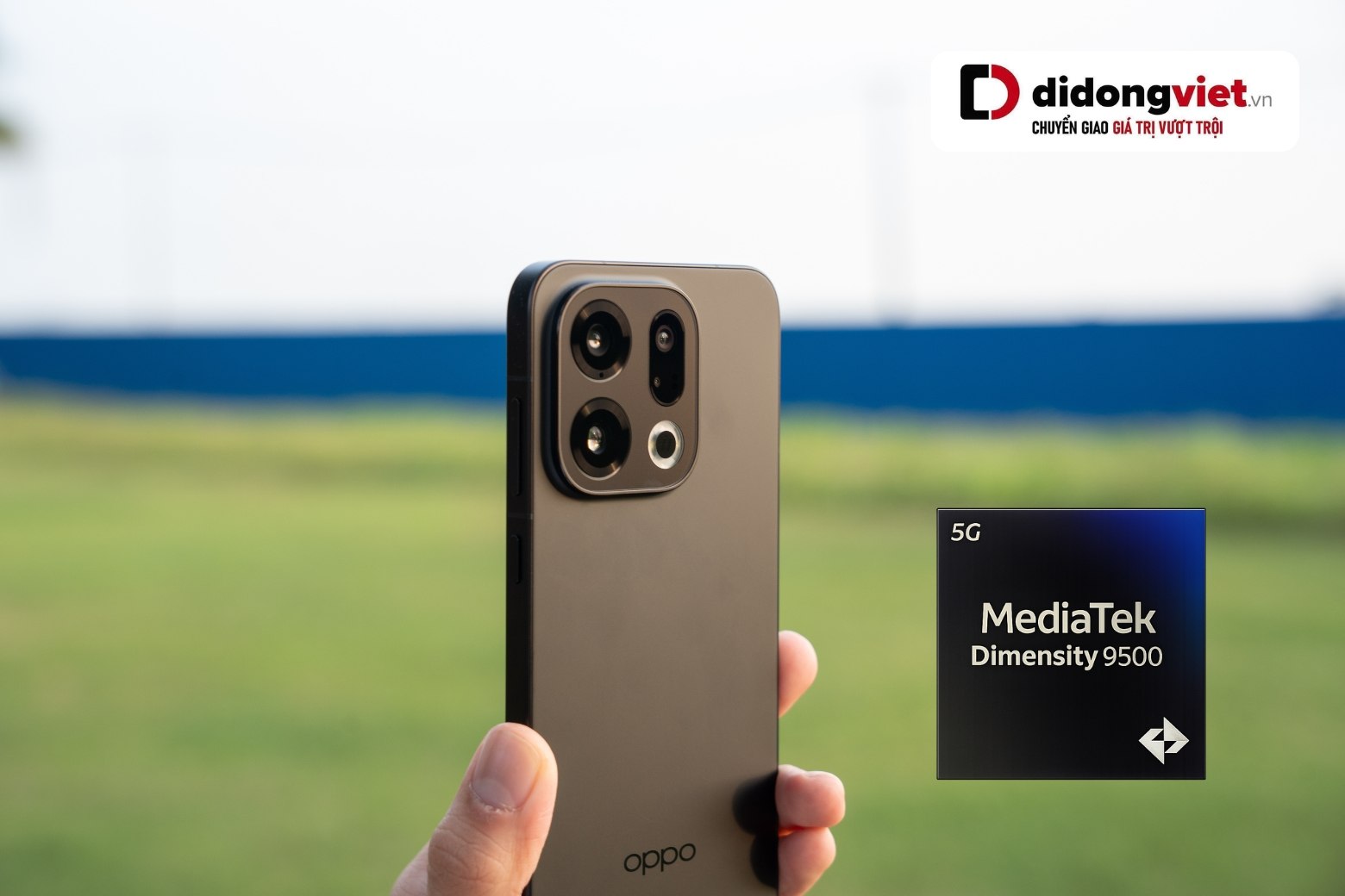 OPPO Find X9 256GB chip Dimensity 9500 kiểm soát nhiệt tốt