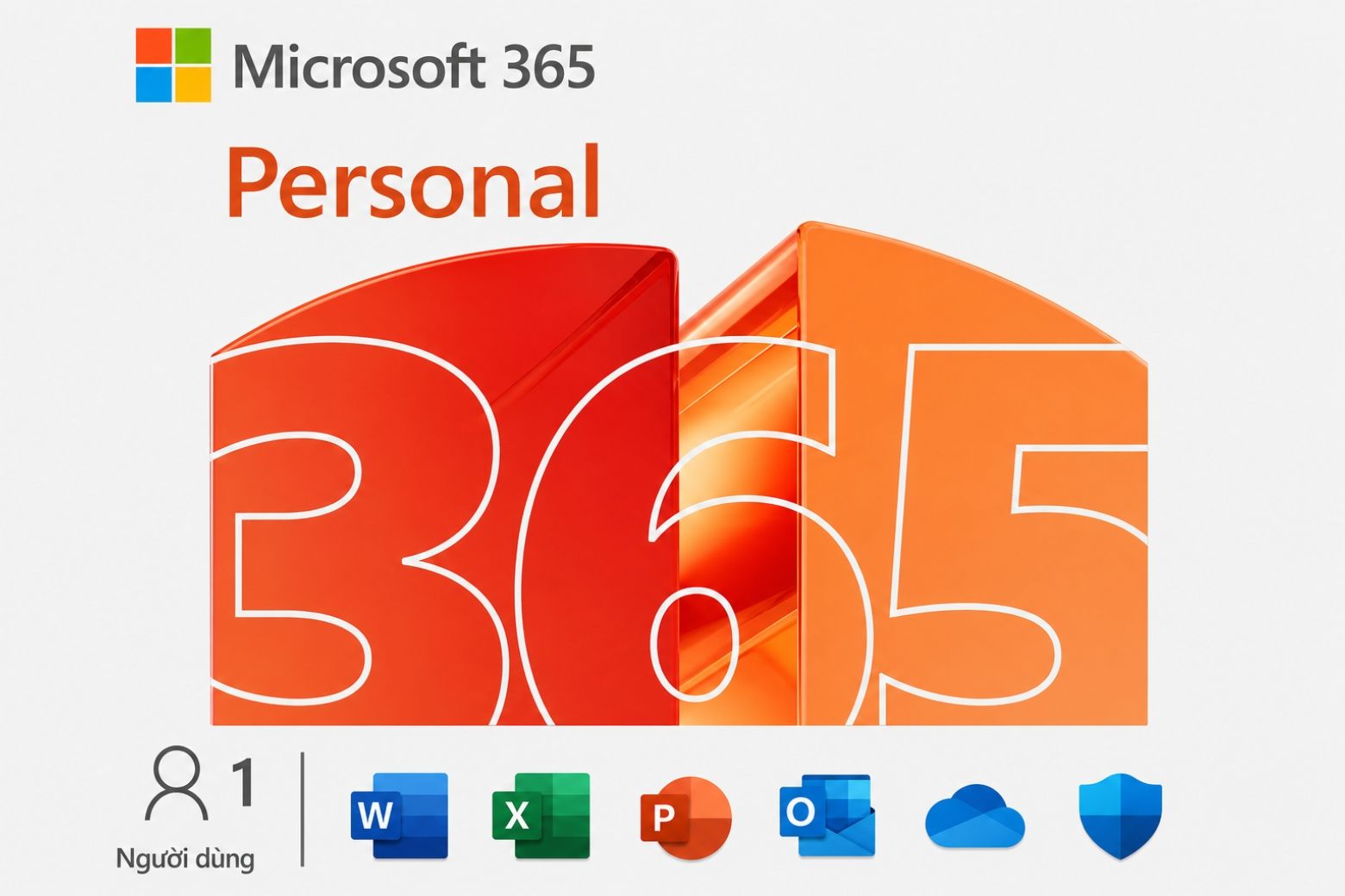 Phần mềm M365 Personal Subscr PK Lic 1YR Online APAC EM ESD bản quyền