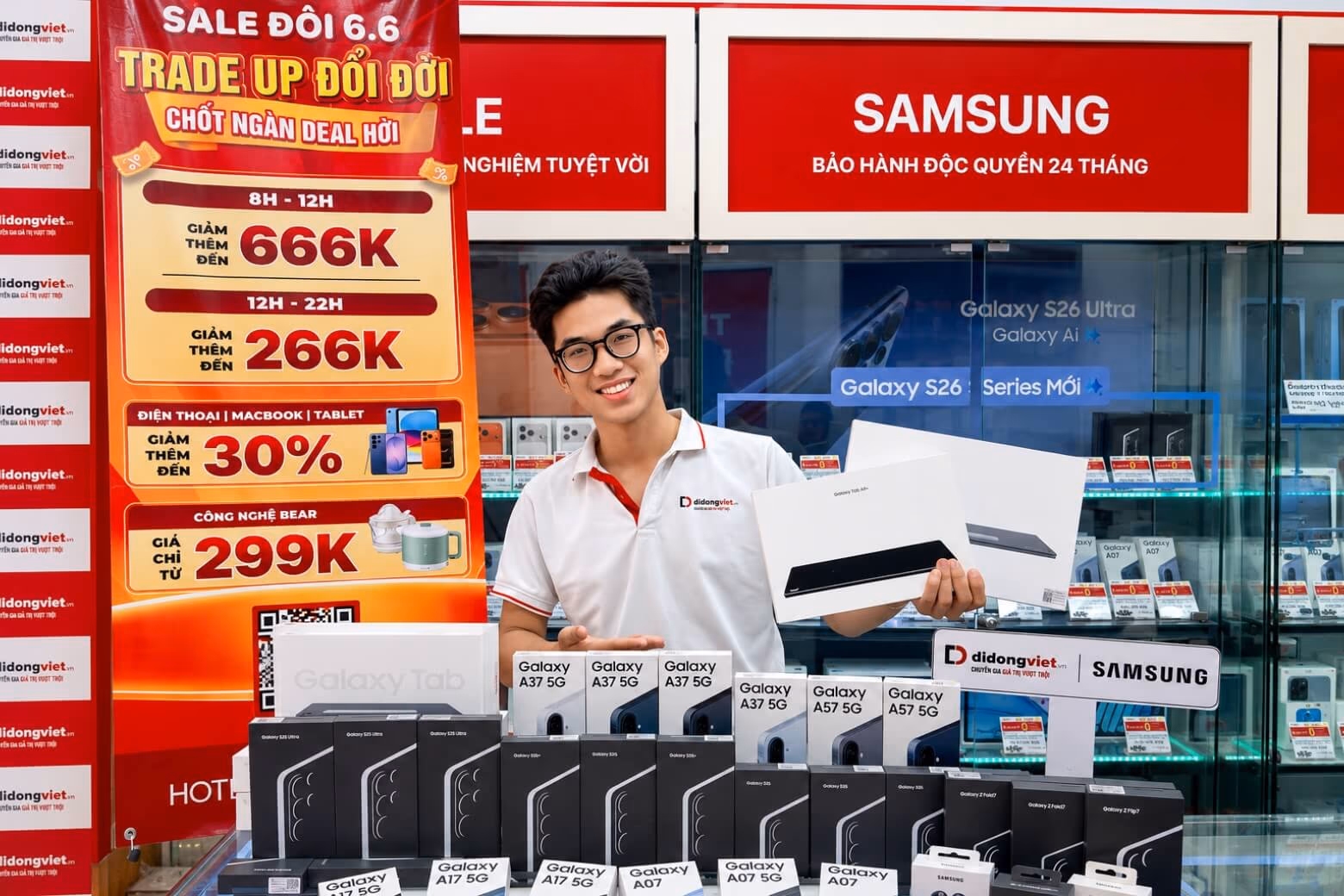 Samsung Galaxy A37 ưu đãi trả góp và thu cũ 