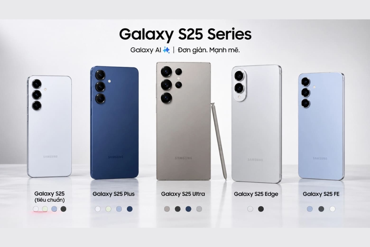 Phiên bản S25 Series nào phù hợp với bạn?