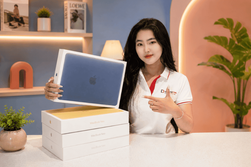 MacBook Neo chính hãng Di Động Việt