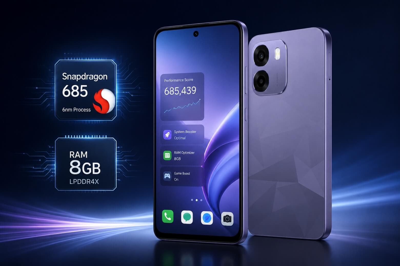 OPPO A6t Pro hiệu năng Snapdragon 685 RAM 8GB