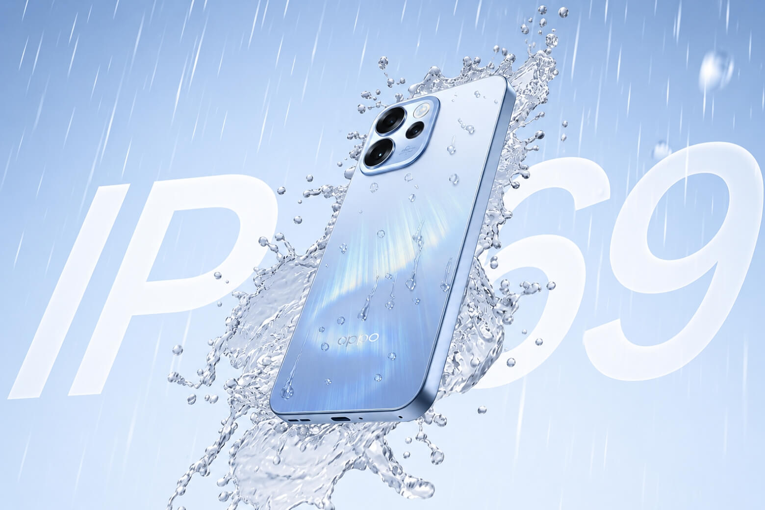 OPPO Reno15 F thiết kế mỏng kháng nước IP69 OPPO Reno15 F thiết kế mỏng kháng nước IP69
