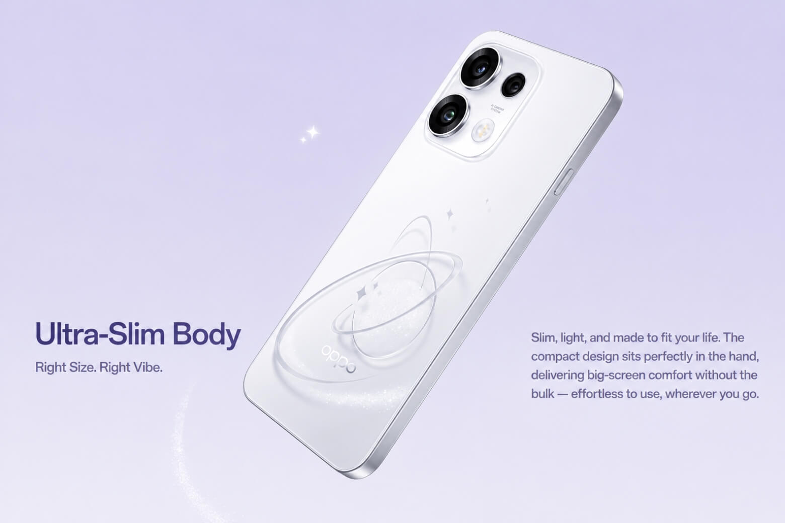 OPPO Reno16 F 5G thiết kế mỏng nhẹ 195g