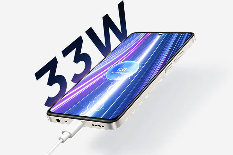 Công nghệ sạc nhanh 33W của Realme C55