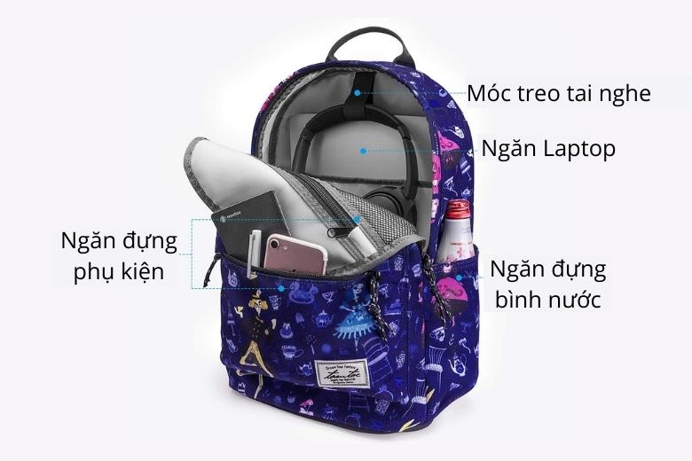 Thiết kế 2 ngăn tiện lợi