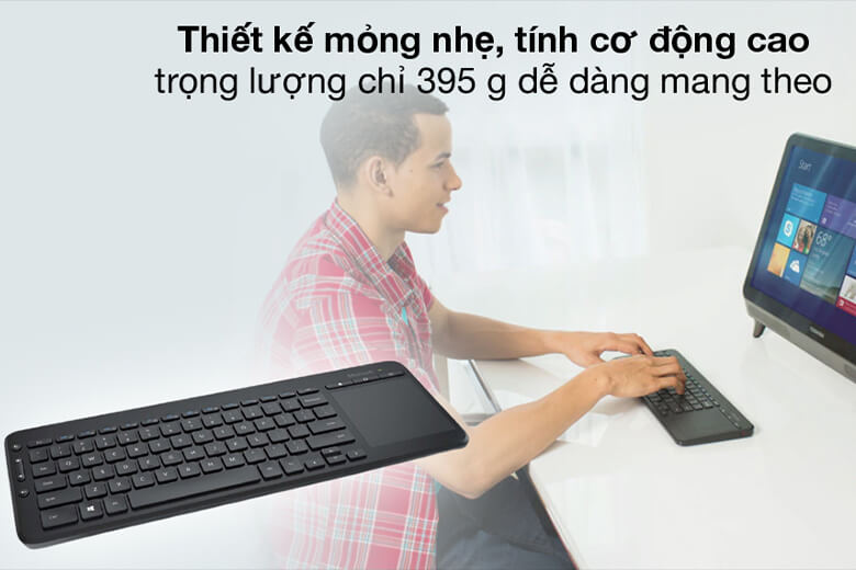 Bộ phím kết hợp thêm bàn di chuột