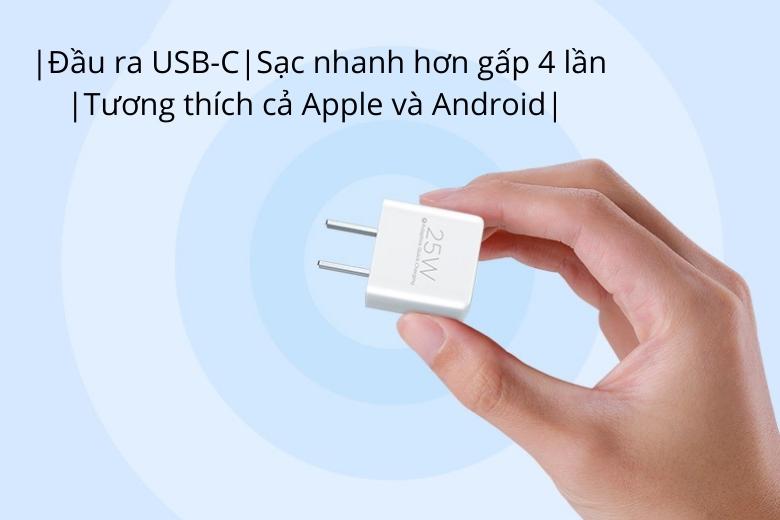 Sạc nhanh hơn gấp 4 lần 