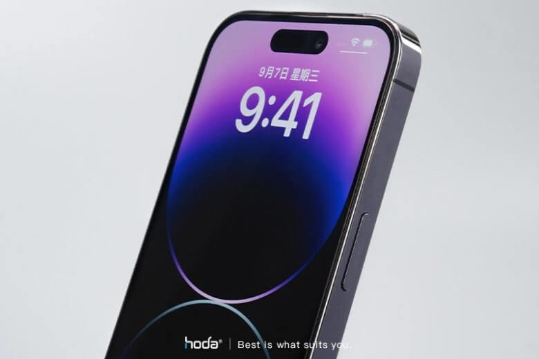 Kính cường lực iPhone 14 Hoda trong viền đen - Bảo vệ và nâng tầm trải nghiệm màn hình hoàn mỹ