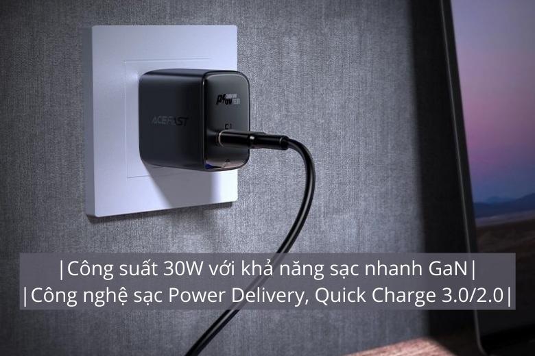 Hỗ trợ tương thích rộng rãi - tích hợp sạc GaN