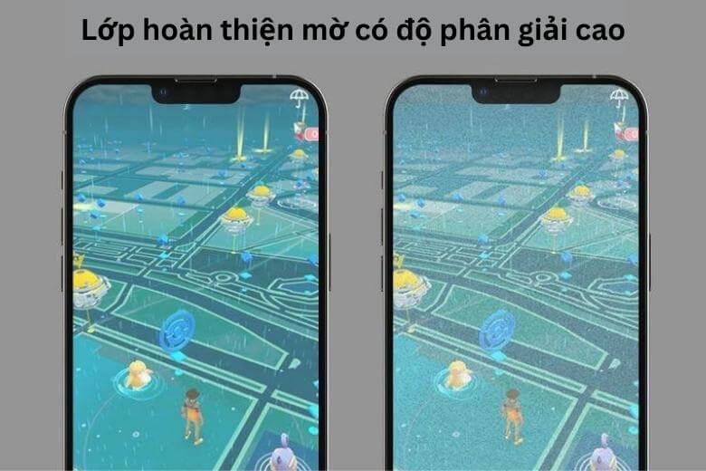 Mặt kính nhám cứng cáp, chống mài mòn