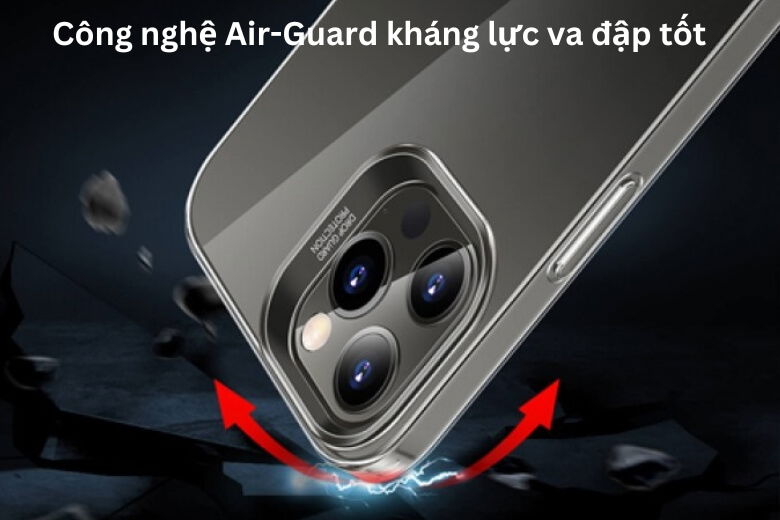 Ngăn va đập từ công nghệ Air-Guard danh tiếng