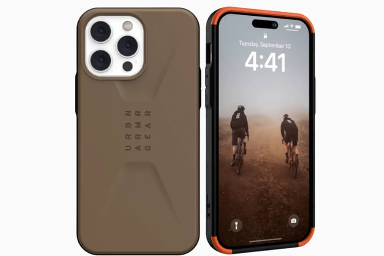 Ốp lưng iPhone 14 Pro Max UAG Civilian - Công nghệ HyperCrush độc quyền hấp thụ hết lực va chạm