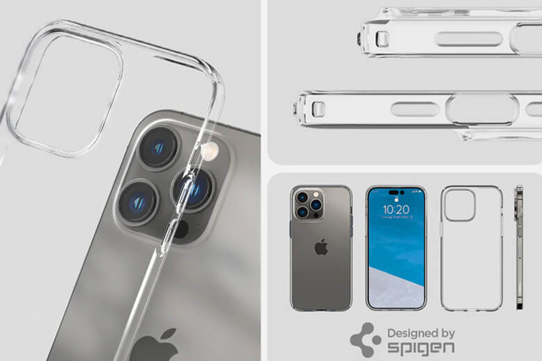 Ốp lưng Spigen iPhone 14 Pro Max Liquid Crystal Clear - Giữ nguyên nét đẹp nguyên bản, vốn có dài lâu 