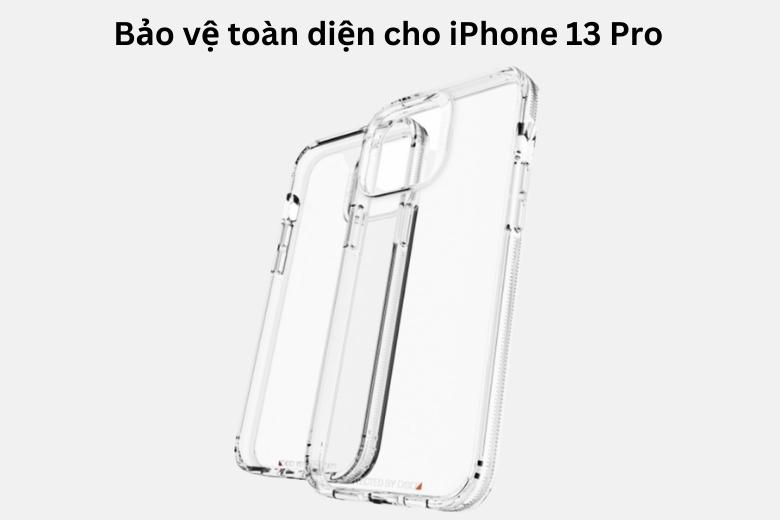 Ốp lưng iPhone 13 Pro Gear4 Crystal Palace - Chống sốc linh hoạt, mỏng nhẹ tuyệt đối