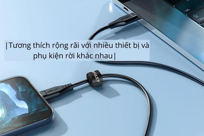 Cáp sạc đạt chứng nhận MFi khắt khe của Apple, có thể ngăn chặn những rủi ro như quá dòng, ngắn mạch.
