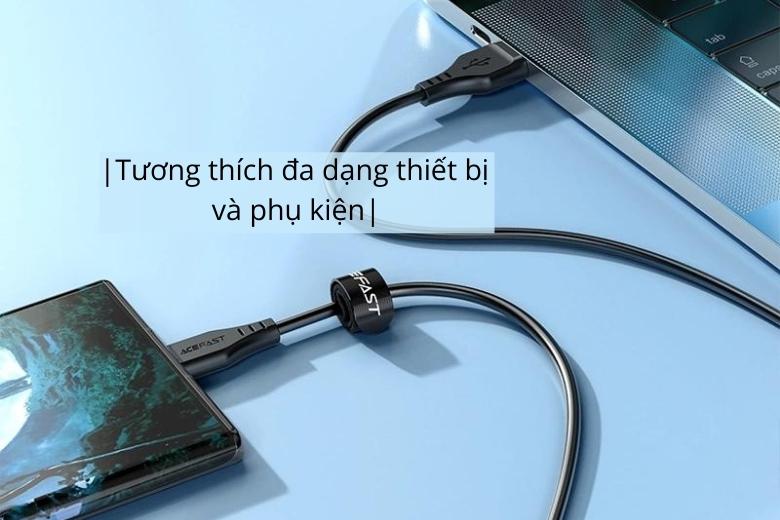 Đầu kết nối của phụ kiện được trang bị 1 đầu USB-A và 1 đầu Micro USB, mang đến khả năng tương thích đa dạng với nhiều thiết bị