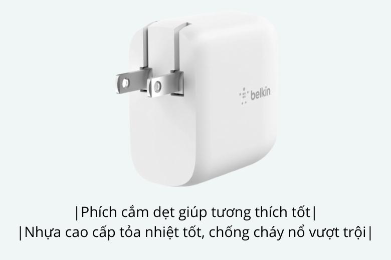 Thiết kế 2 cổng sạc cùng loại tiện dụng