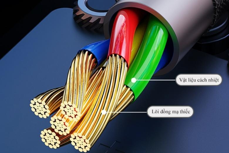 Tốc độ truyền tải của cáp sạc nhanh chóng