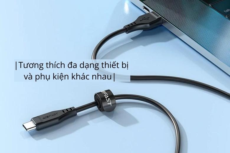 Cáp sạc có khả năng tương thích ổn định và đa dạng với nhiều thiết bị