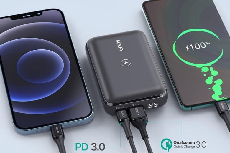Pin sạc dự phòng Aukey 10000mAh PB-WL01S PD20W - Tiện dụng bậc nhất, dễ dàng mang theo khắp nơi