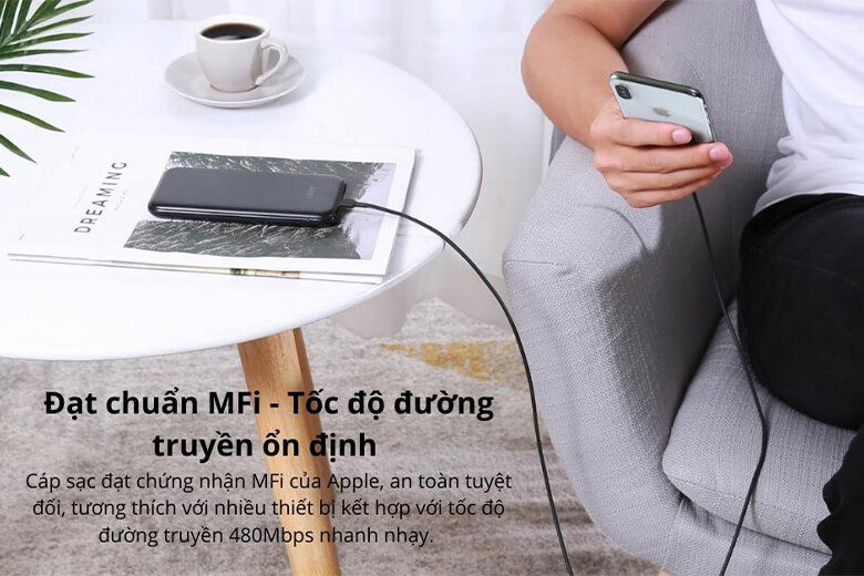 Đạt chuẩn MFi - Tương thích với nhiều thiết bị của Apple