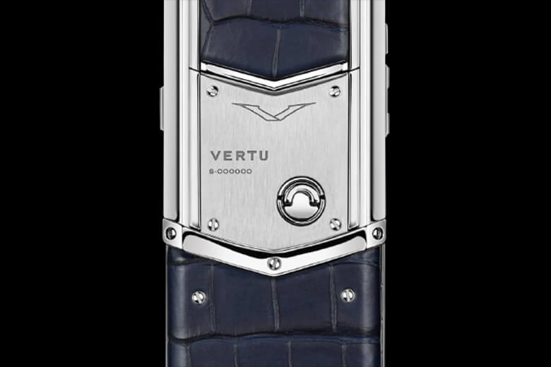 Vertu Signature V Alligator Navy Blue - Tạo nên đẳng cấp cho những quý ông đích thực