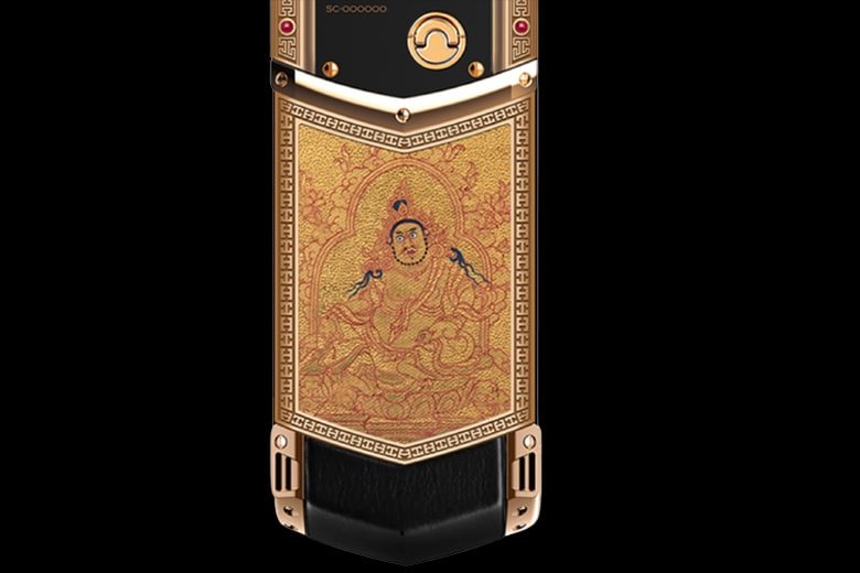 Vertu Signature V Thang-Ga Pure Gold JAMBHALA - Kiệt tác nằm trên chiếc điện thoại hạng sang “độc nhất vô nhị” nhất thế giới