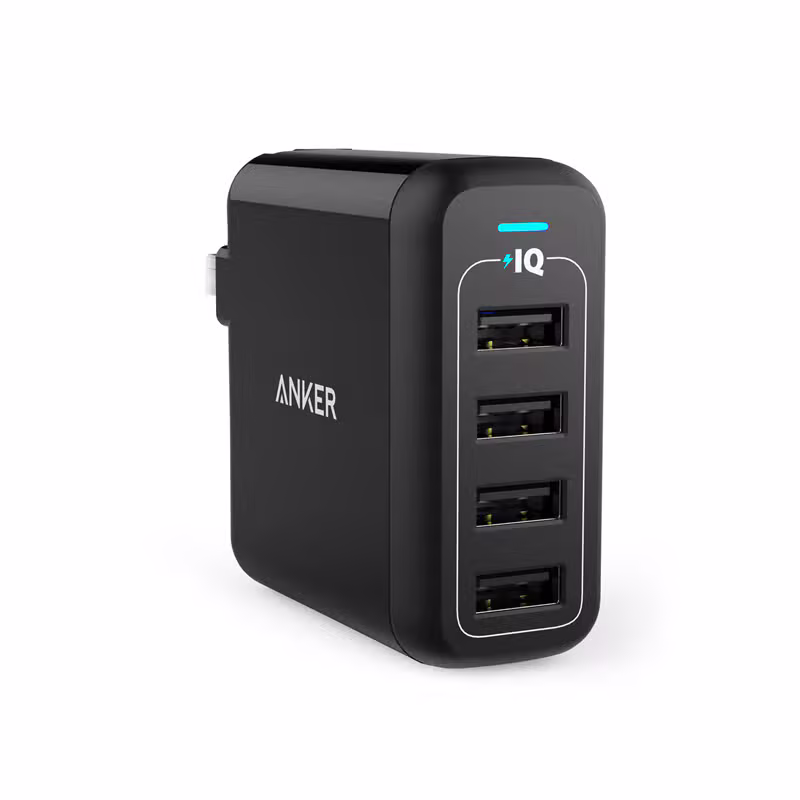 Adapter củ sạc Anker Powerport 4 cổng, 40w - A2142 - ảnh 1
